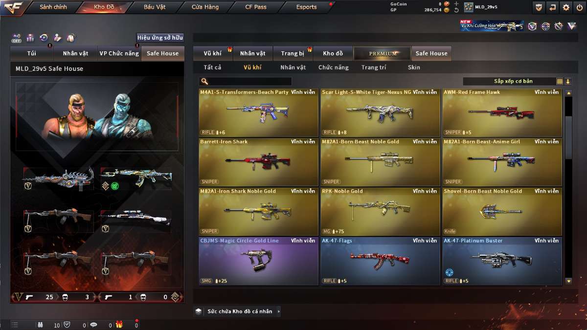 shop acc cf uy tin gia re